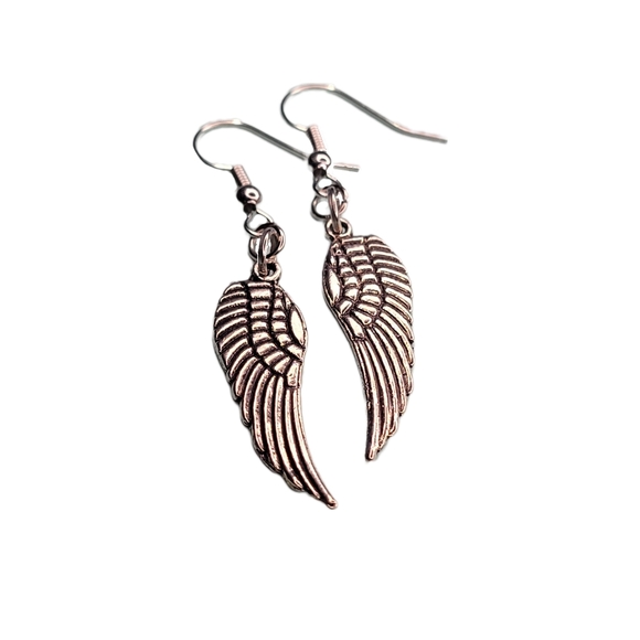 Jewelry - Angel Wings Silver Plated Earring Set